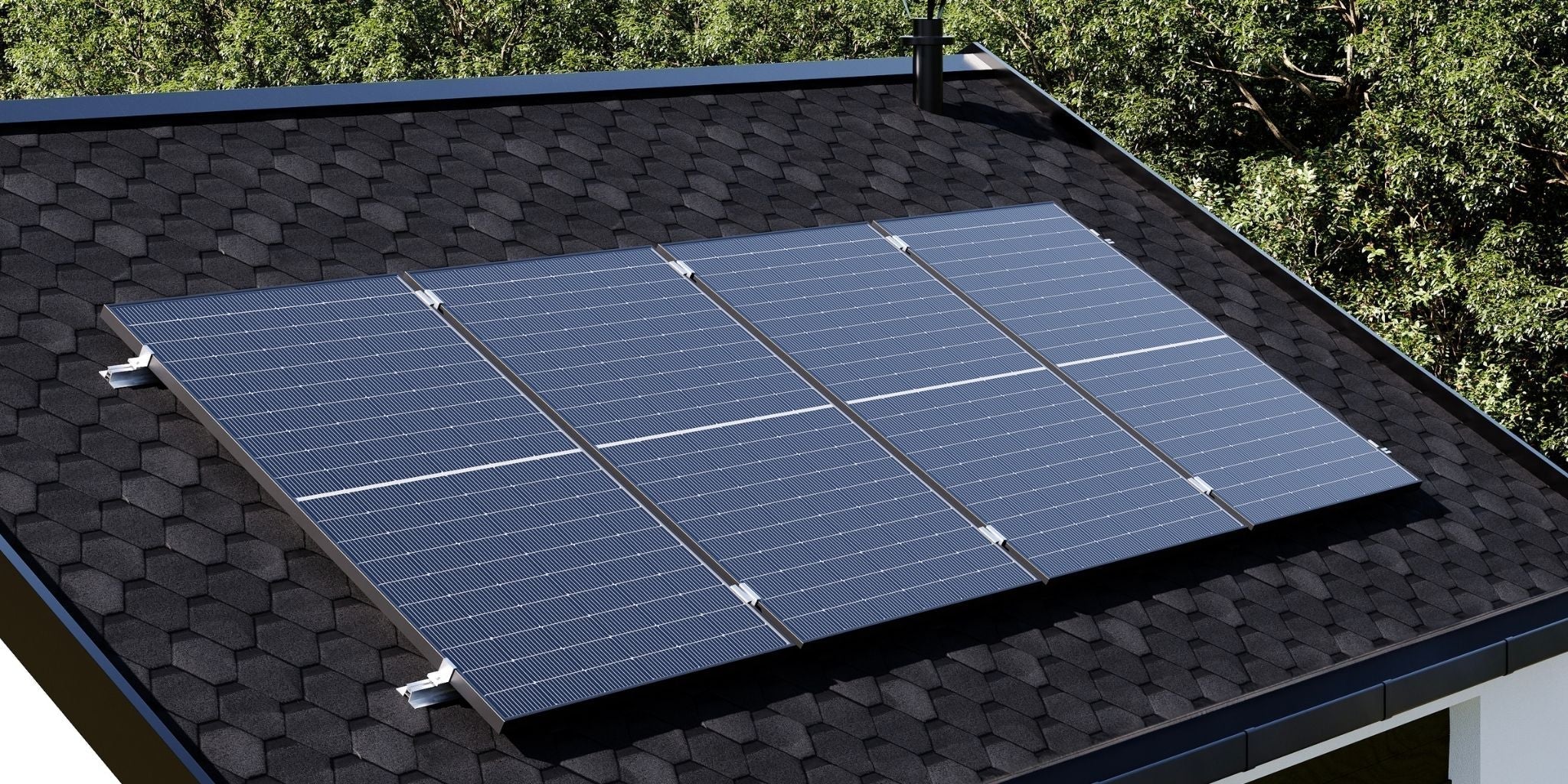 Steckersolar für das Schrägdach