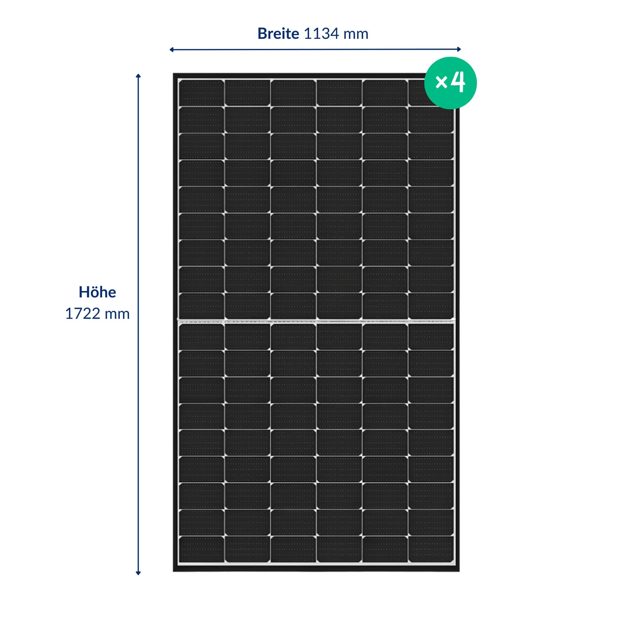 Premium Refurbished Balkonkraftwerk mit Anker-Speicher (1620W, Gartenhaus/Bitumen, Schwarz)