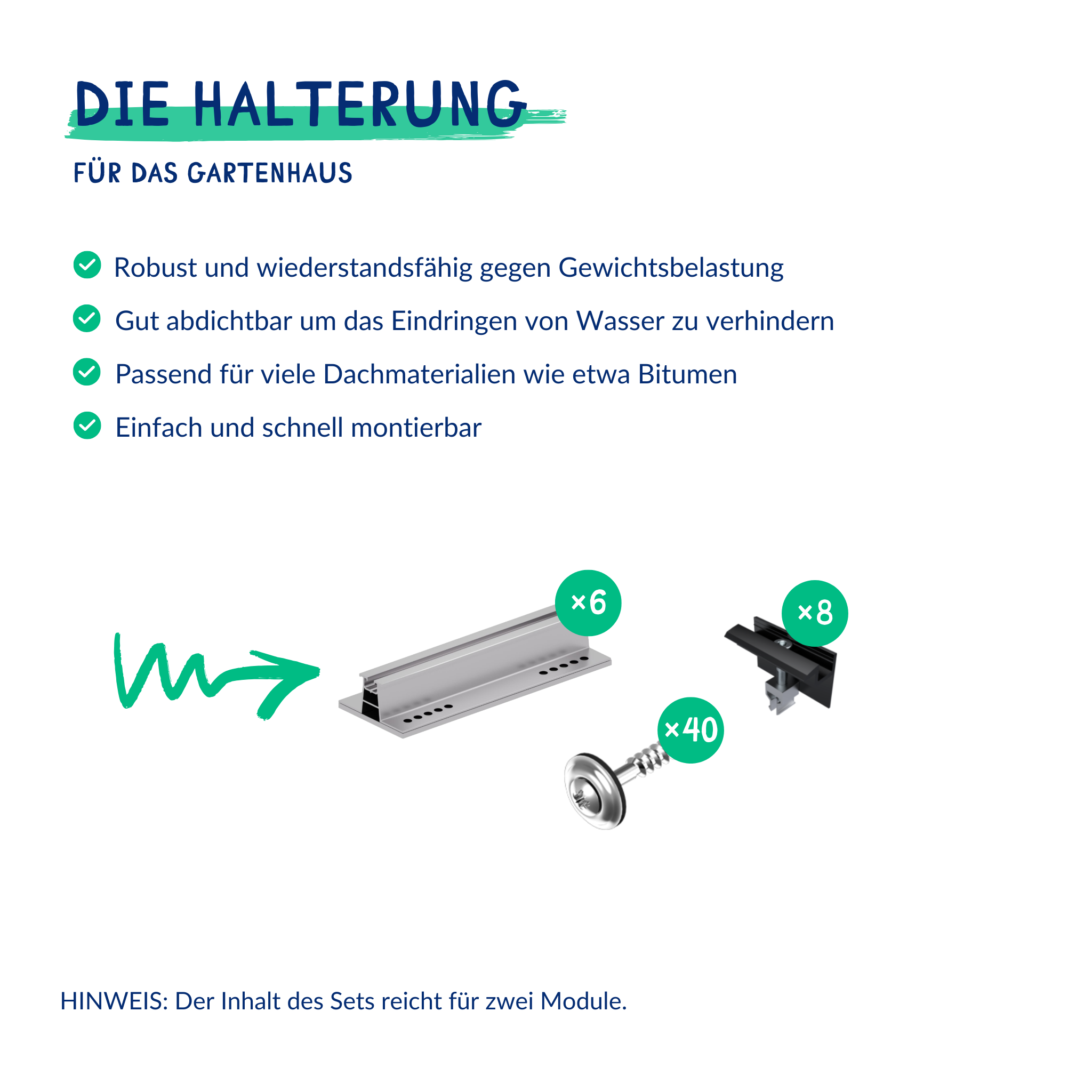 Duo-Bitumen-Halterung