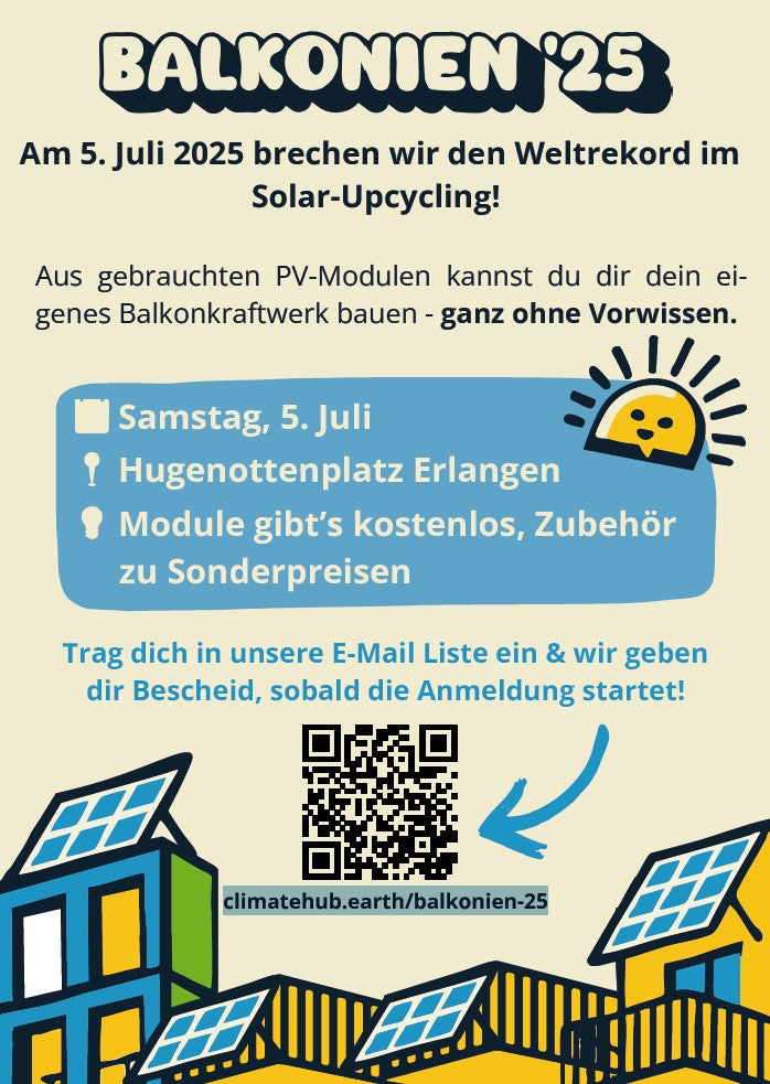 BALKONIEN 25 - Das Upcycling Event!