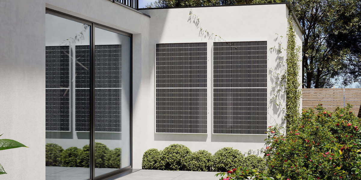 Solaranlagen für die Wand