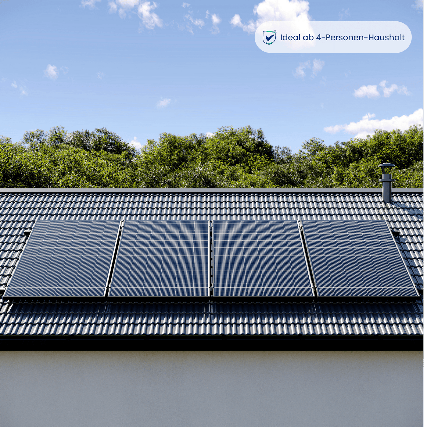 Panelretter Refurbished Premium 1620 Balkonkraftwerk für Ziegeldach