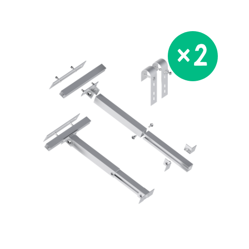 2x Balkonhalterung