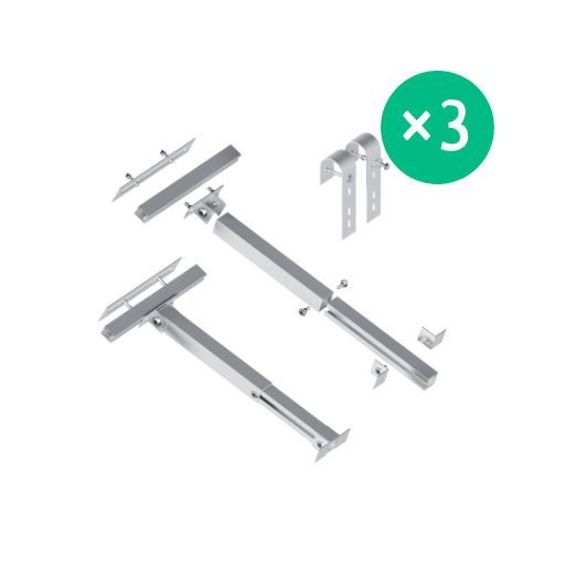 3x Balkonhalterung