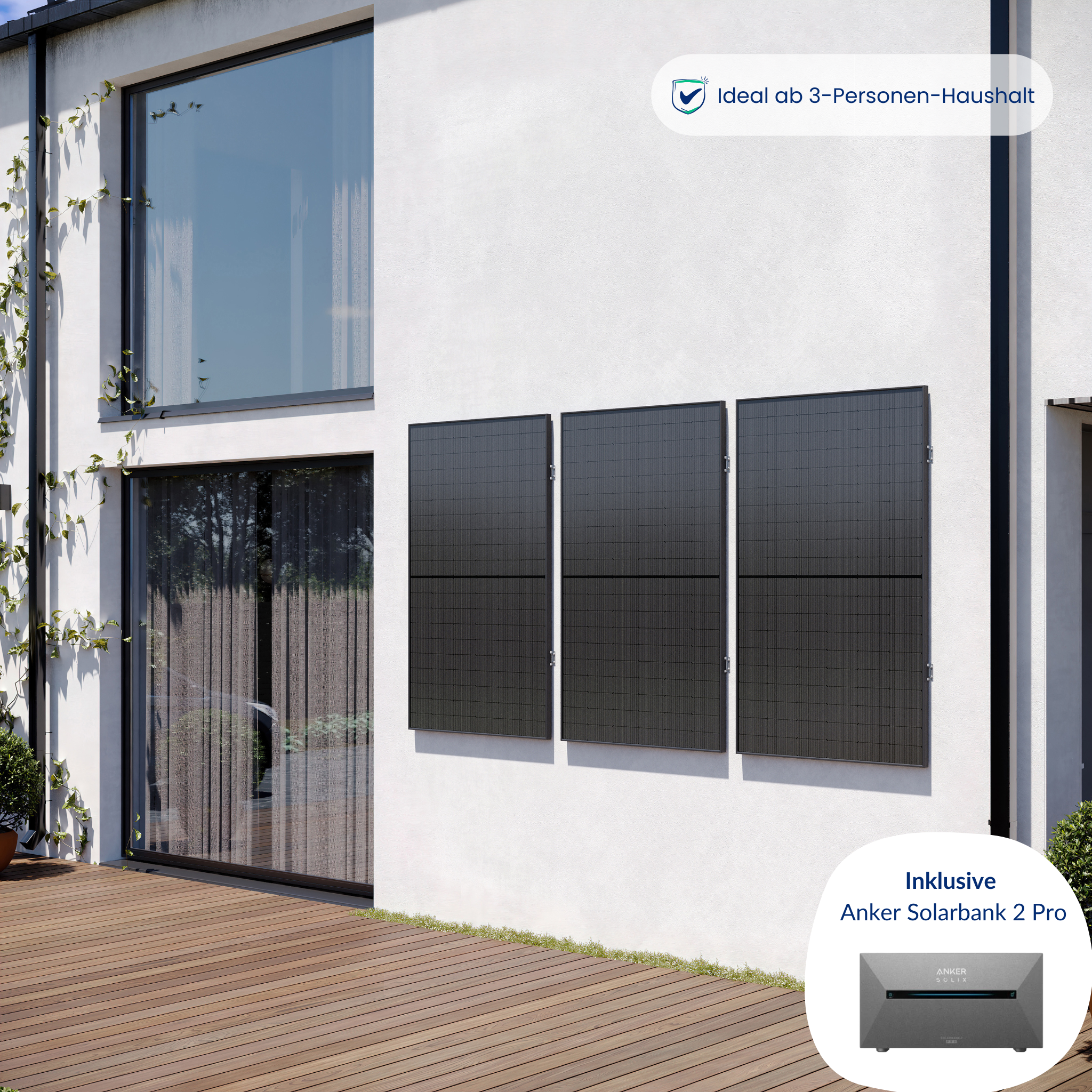 Dreifach Retter (1305Wp, 3 Module)