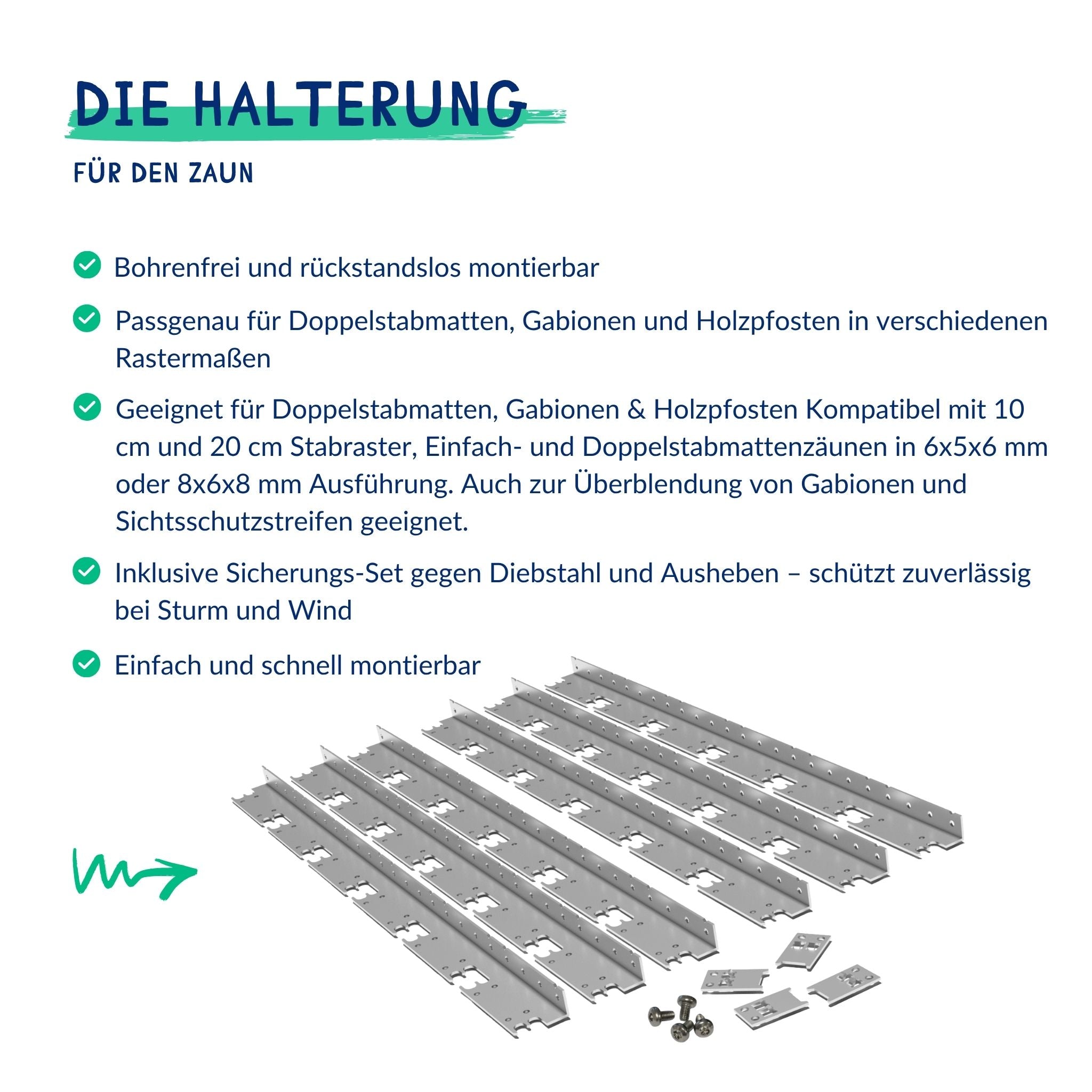 Premium Refurbished Balkonkraftwerk (1620W, Zaun)
