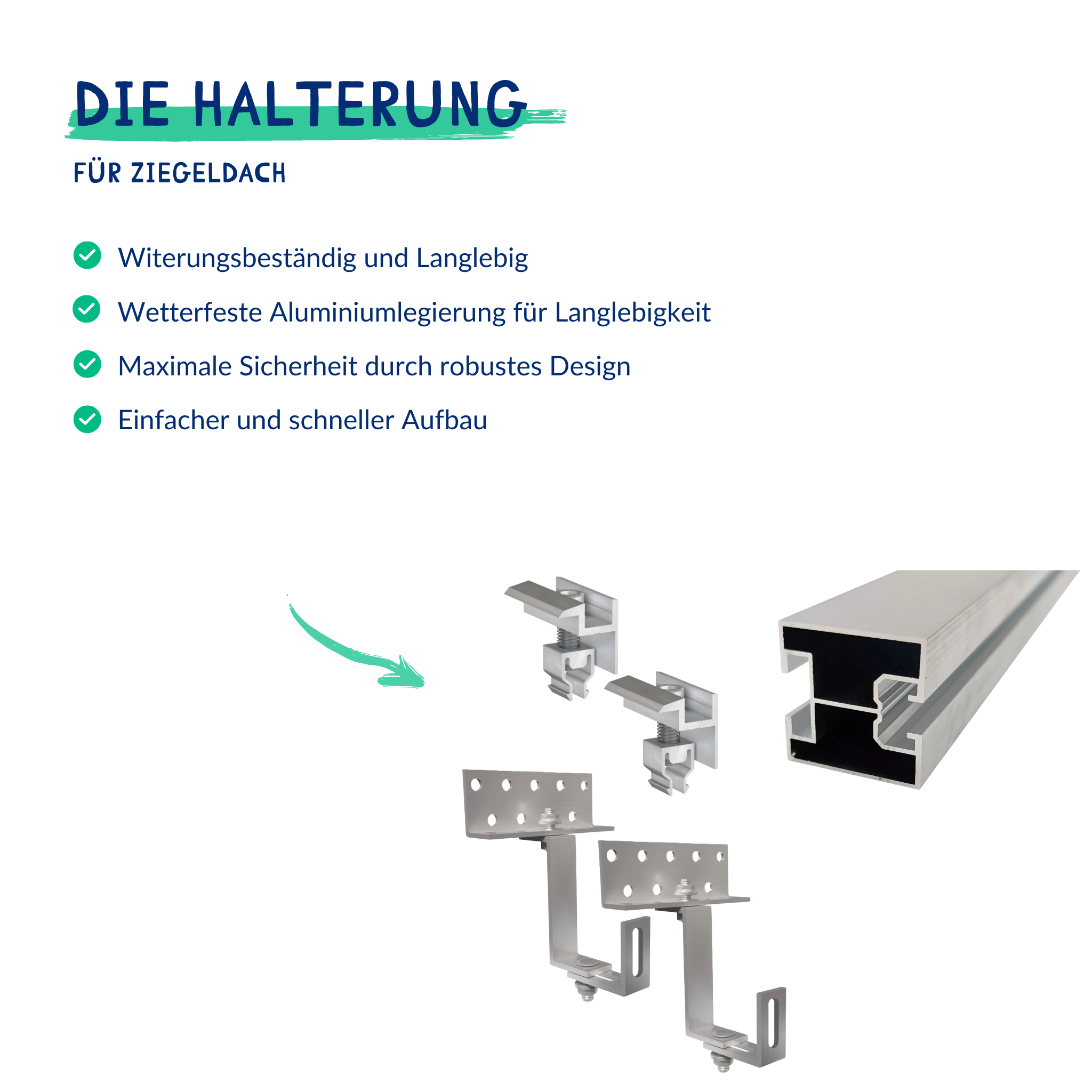 Refurbished Balkonkraftwerk (Ziegeldach, 980W)