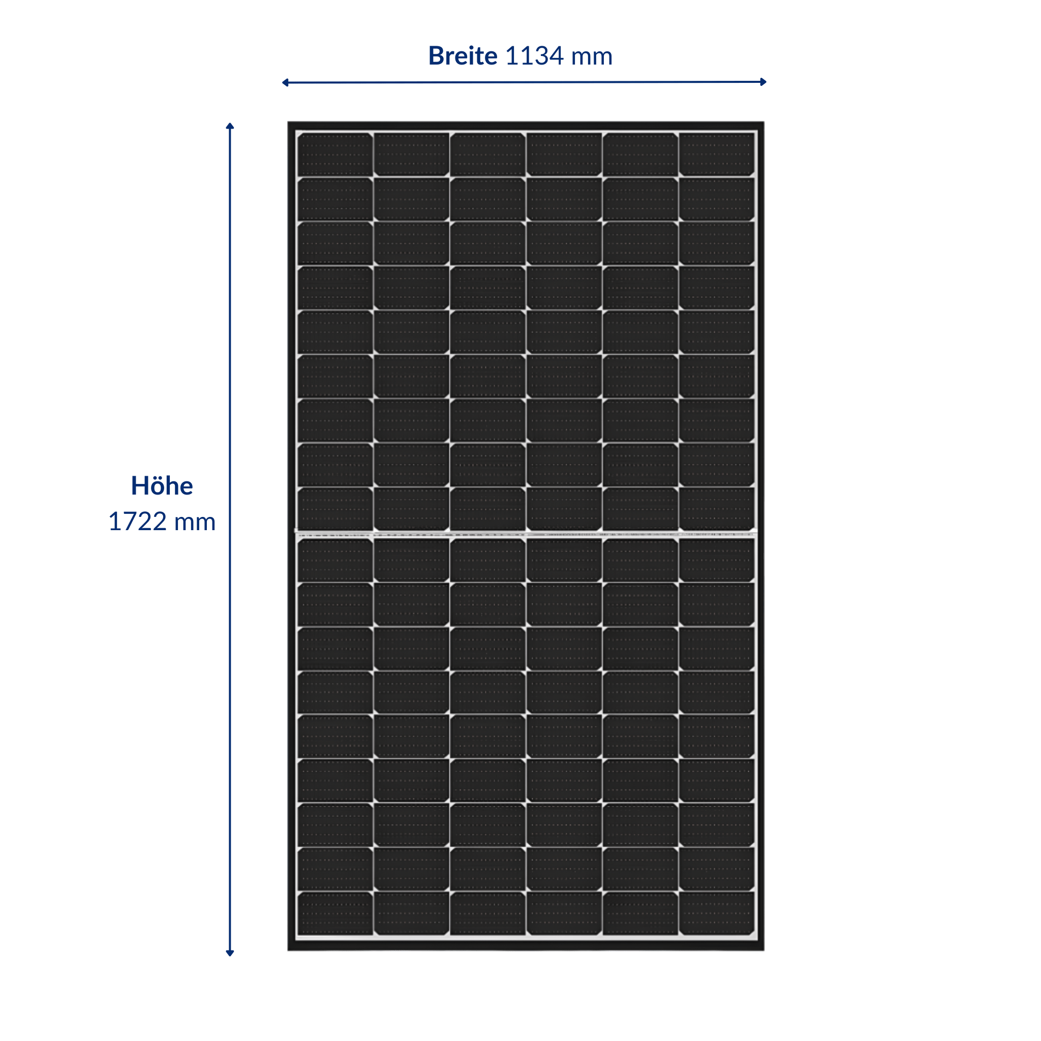 Premium Refurbished Balkonkraftwerk (405W, Wand, Schwarz)