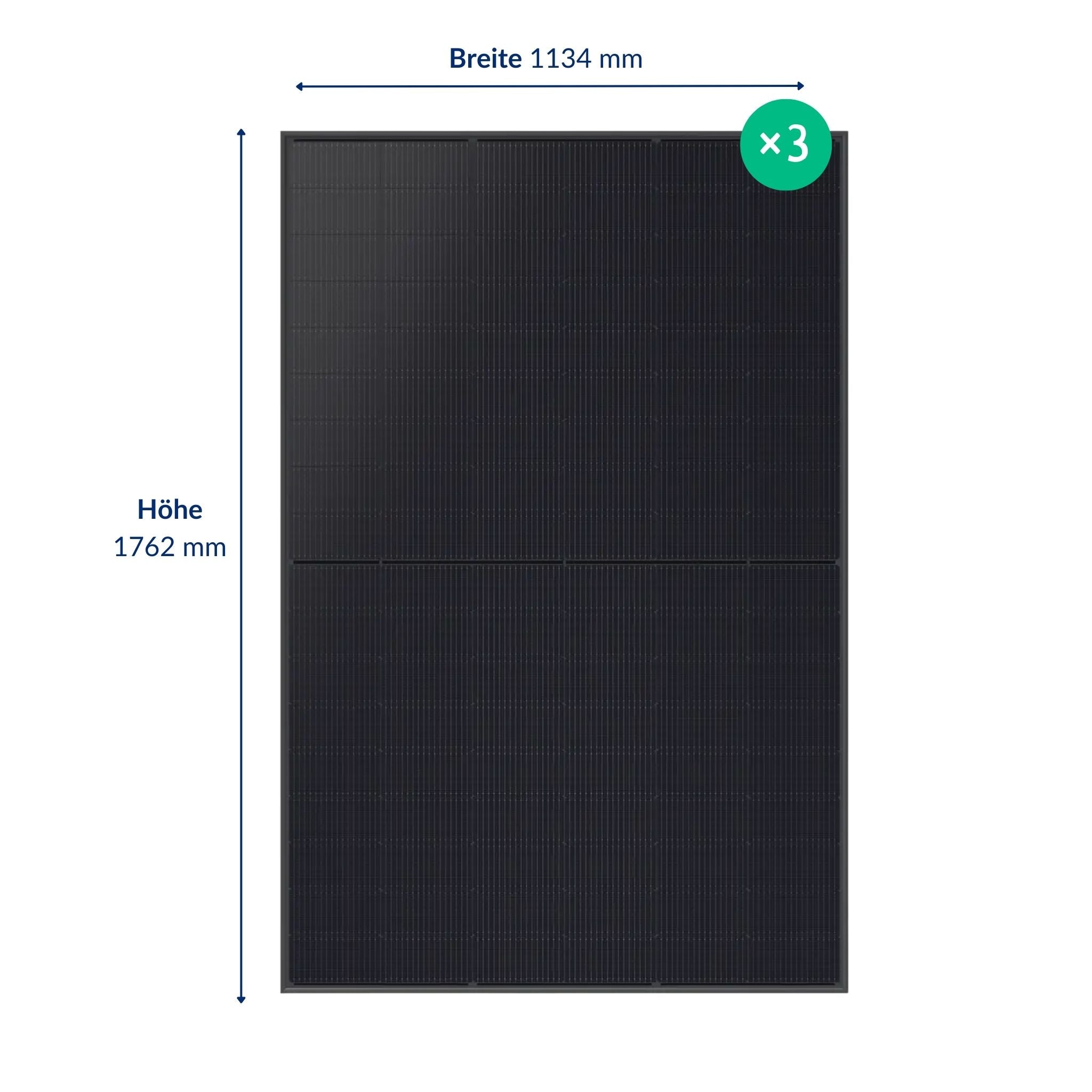 Premium Refurbished Balkonkraftwerk (810W, Zaun)