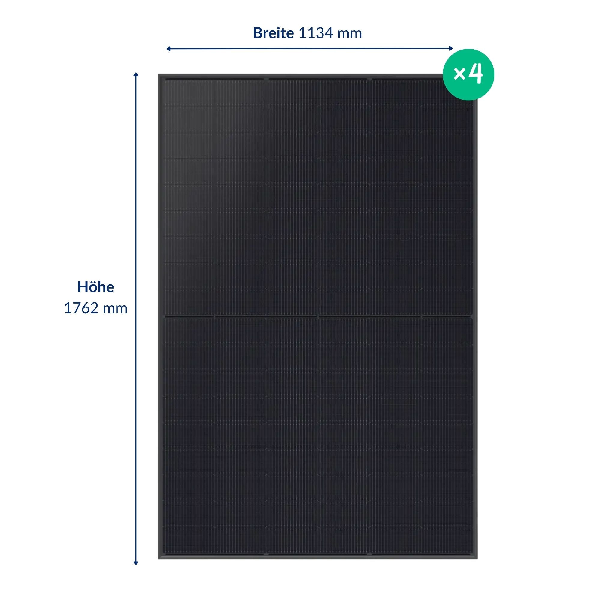 Premium Refurbished Balkonkraftwerk (1620W, Zaun)