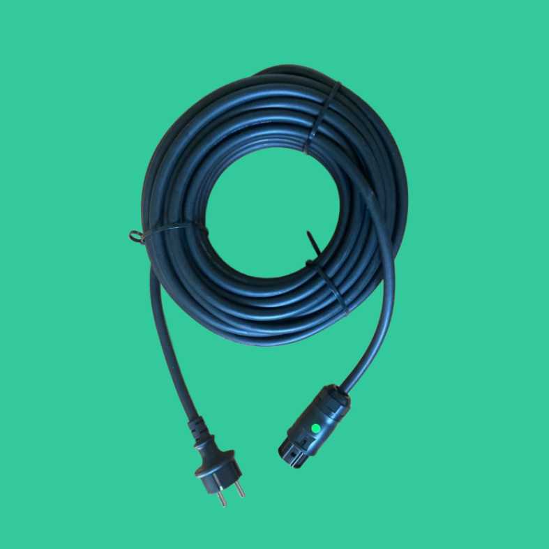 15m Schutzkontakt-Kabel (NUR für HM-Wechselrichter)